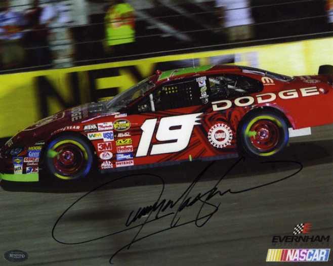 Jereky Mayfield - Car Shot - Autographed 8x10 Photograph