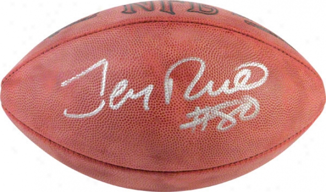 Jerry Rice Autographed Football  Details: Pro Football