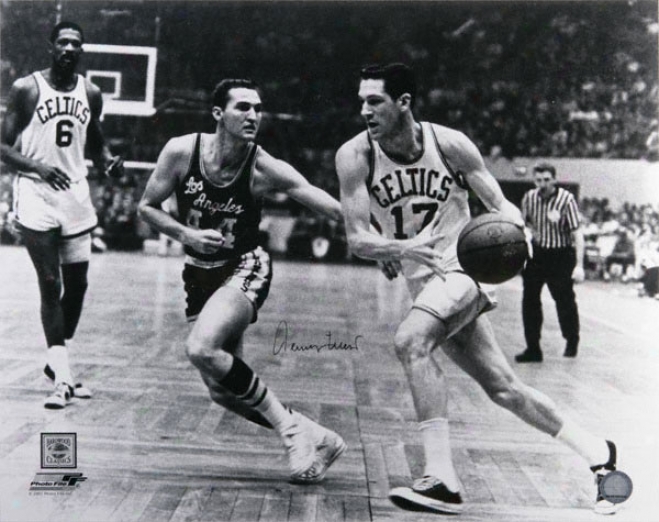 Jerry West Los Angeles Lakers Autographed 16x20 B&w Photo