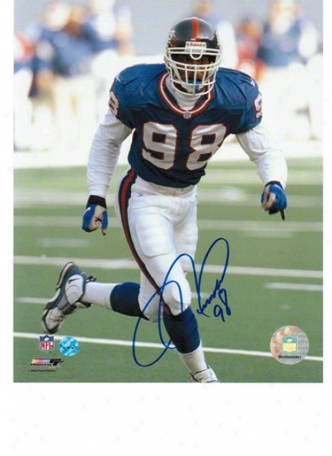 Jesse Armstead New York Giants Autogra0hed 8x10 Photo