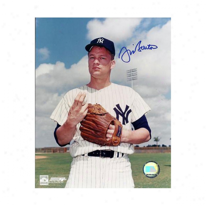 Jim Bouton Autographed New York Yankees 8x10 Photo