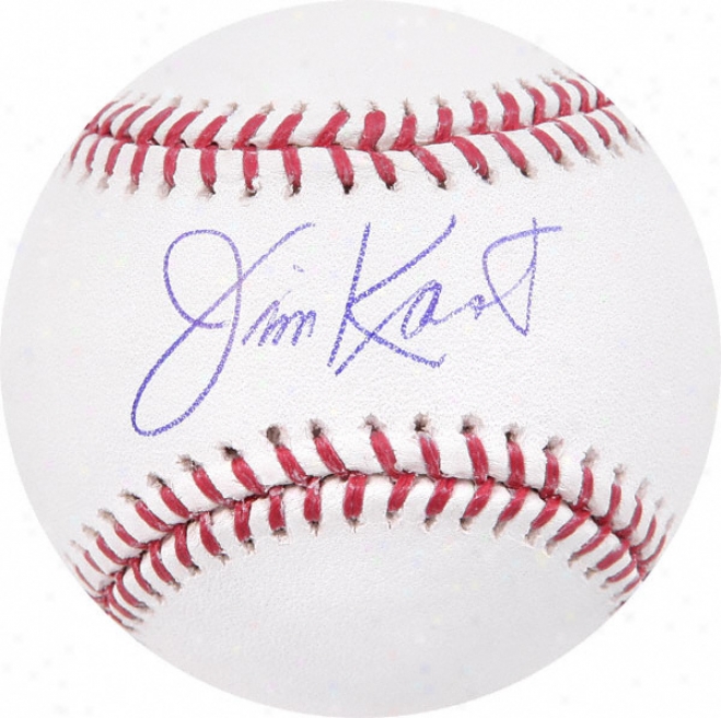 Jim Kaat Autographed Basebalk