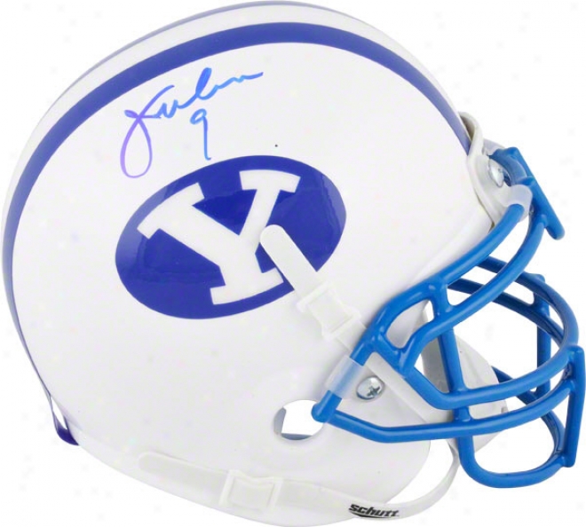 Jim Mcmahon Autorgaphed Mini Helmet  Details: Byu Cougars