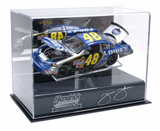 Jimmie Johnson 1/24th Die Cast 25th Anniversary Display Case With Platform