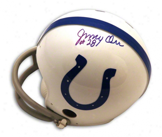 Jimmy Orr Autographed Baltimore Colts Mini Helmet