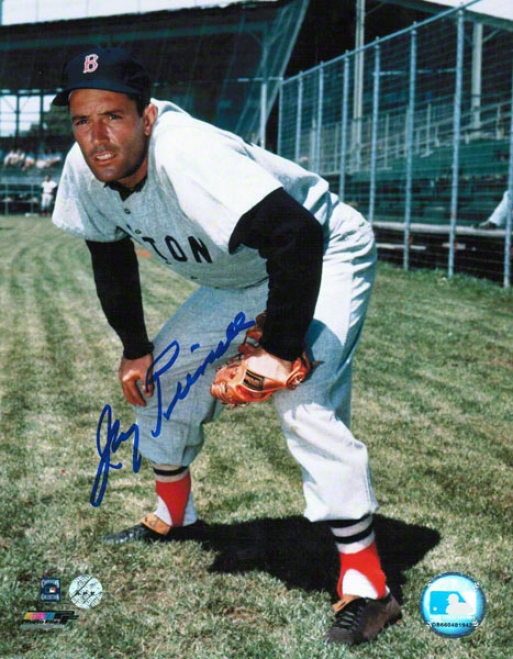 Jimmy Piersall Boston Red Sox Autographed 8x10 Photo