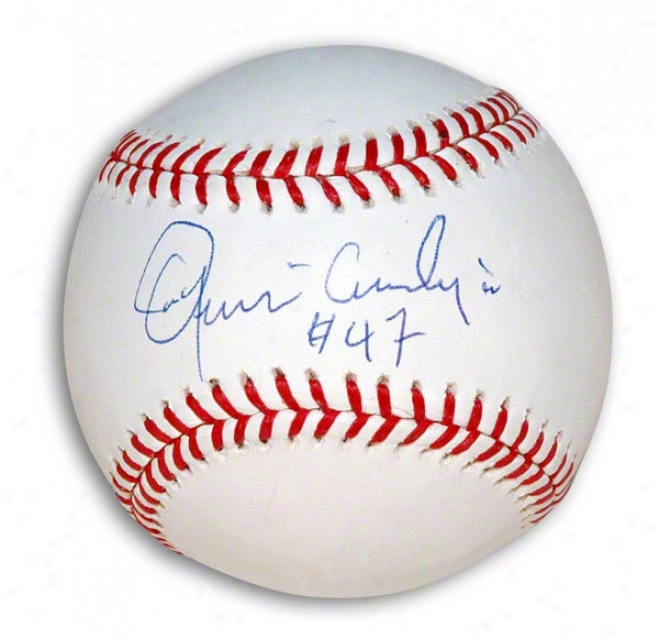 Joaquin Andujar Autographed Mlb Baseball