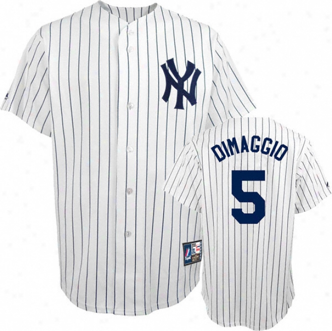 Joe Dimaggio New York Yankees Pinstripe Cooperstown Replica Jersey