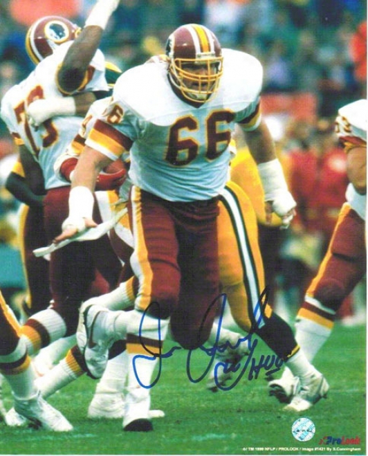 Joe Jacoby Autographed Washington Redskins 8x10 Photo Inscribed &quothogs&quot