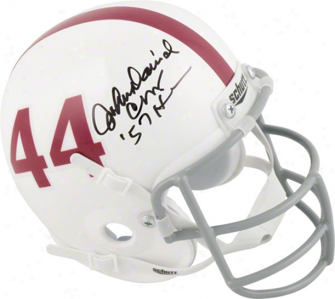 John Davvid Crow Texas A&m Aggies A8togfaphed Mini Helmet With 57 Heisman Inscription