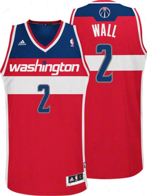 John Wall Jersey: Adidas Red Swingman #2 Washington Wizards Jersey