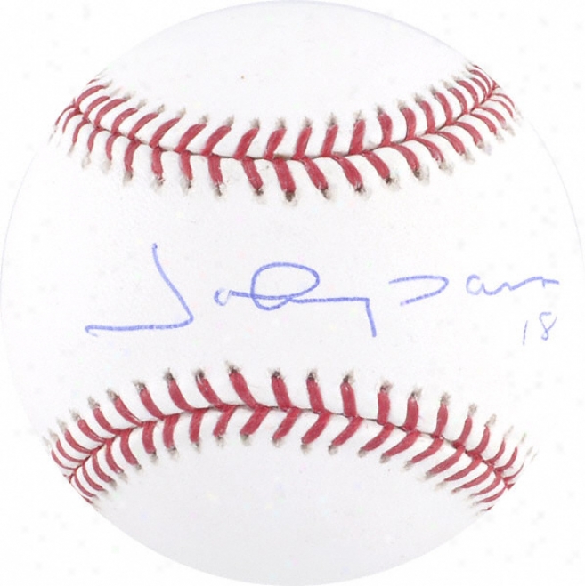 Johnny Damon Autographed Baseball