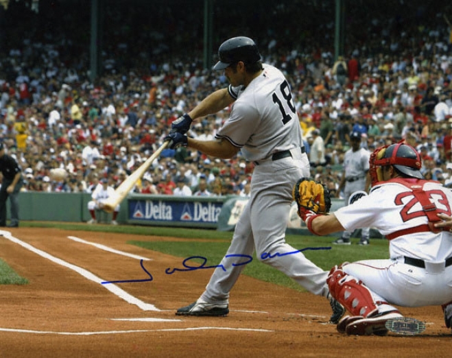 Johnny Damon New York Yankees - Vs. Red Sox - Autographed 8x10 Photograph