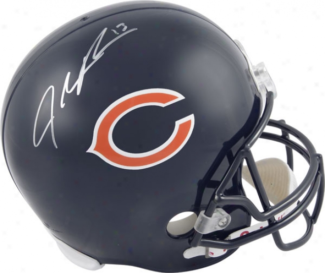 Jonnby Knox Autographed Helmet  Details: Chicago Bears, Riddell Replica Helmet