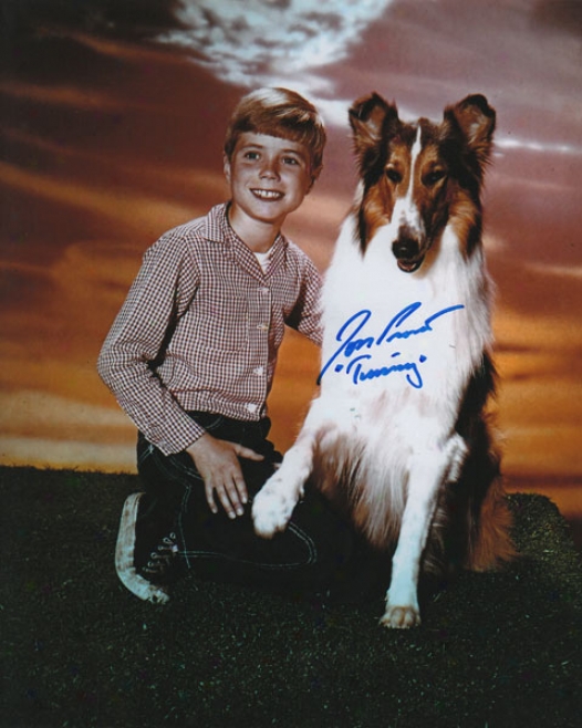 Jon Provost -Girl - Autographed 8x10 Photohraph Through  Timmy Inscription