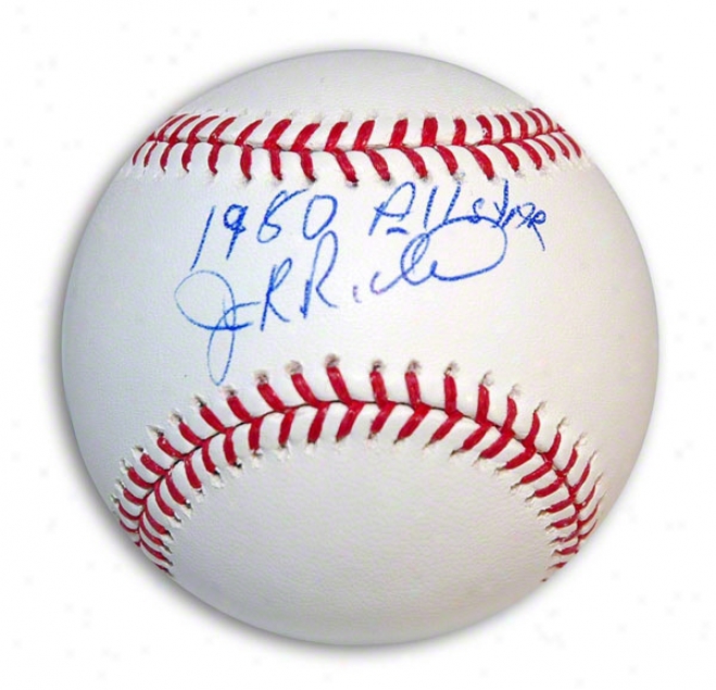 J.r. Richard Autographed Mlb Baseball Inscribed &quot1980 All Star&quot