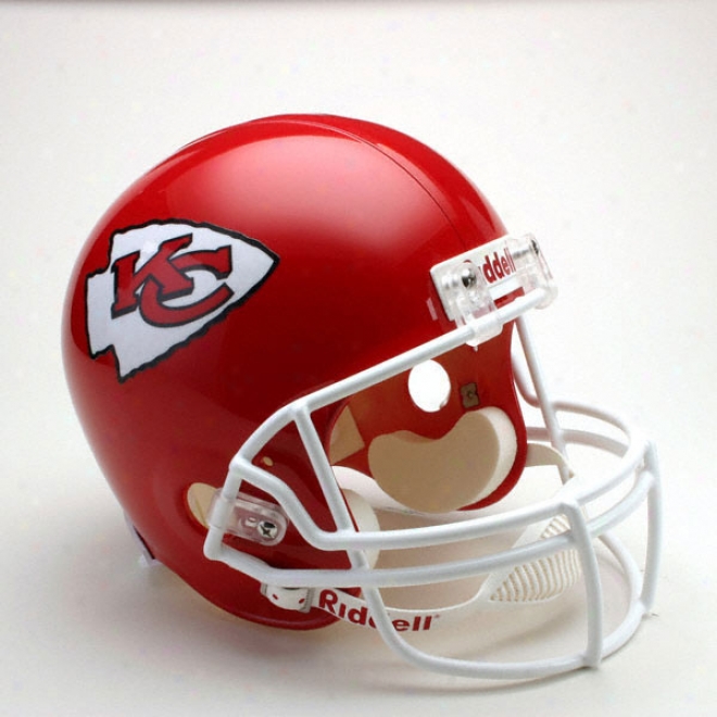 Kansas City Chiefs Deluxe Replica Riddell Full Size Helmet