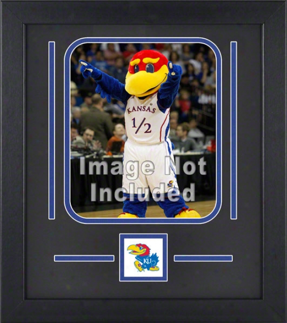 Kanssas Jayhawks 8x10 Vertical Setup Frame With Team Logo