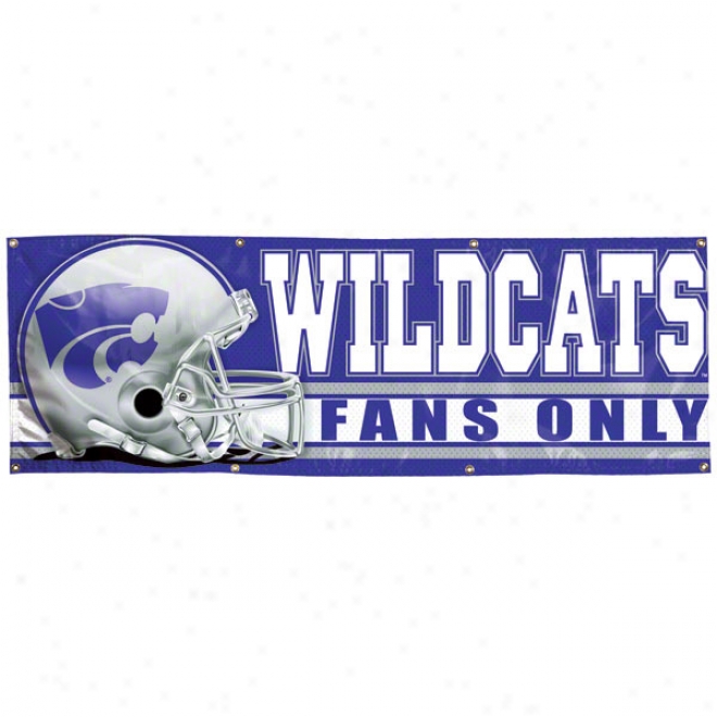 Kansas State Wildcats 2x6 Vinyl Bsnner