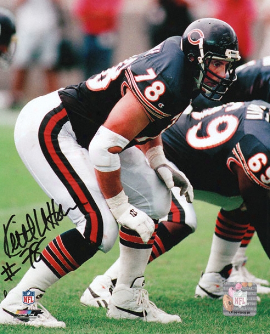 Keith Front Horne Chicago Bears Autographed 8x10 Photograph