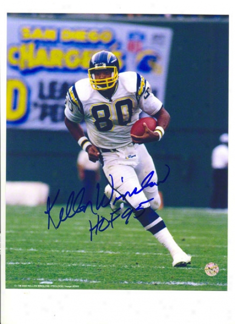 Kellen Winslow Autographed San Diegoo Chargers 16x20 Photo