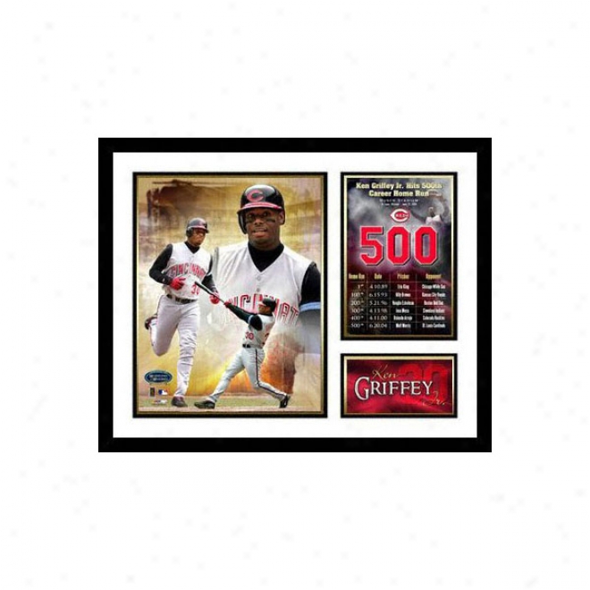 View Griffey Jr. Cincinnati Reds - 500th Hr - Framed Milestone Coplage