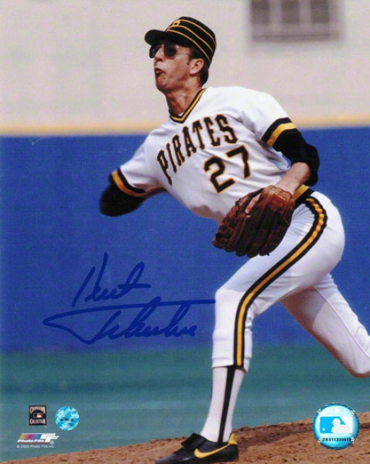 Kent Tekulve Pittsburgh Pirates Autographed 8x10 Photo