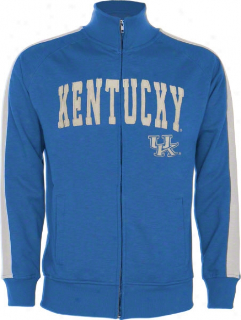 Kentucky Wildcats Royal Pinnacle Slub French Terry Track Jacket