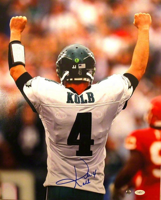 Kevin Kolb Autographed Philadelphia Eagles 16x20 Photo