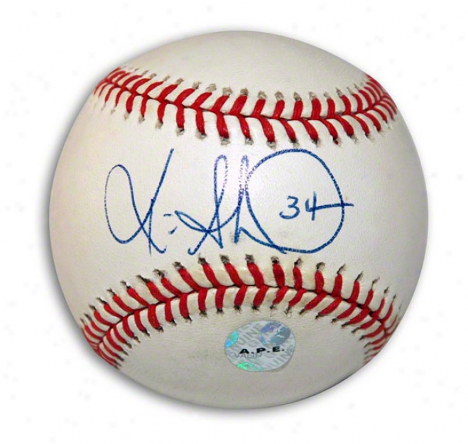 Kevin Millwood Autographed Baseball