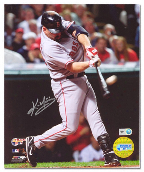 Kevin Youkilis Boston Red Sox - Alcs Home Run - Autographed 16x20 Photograph