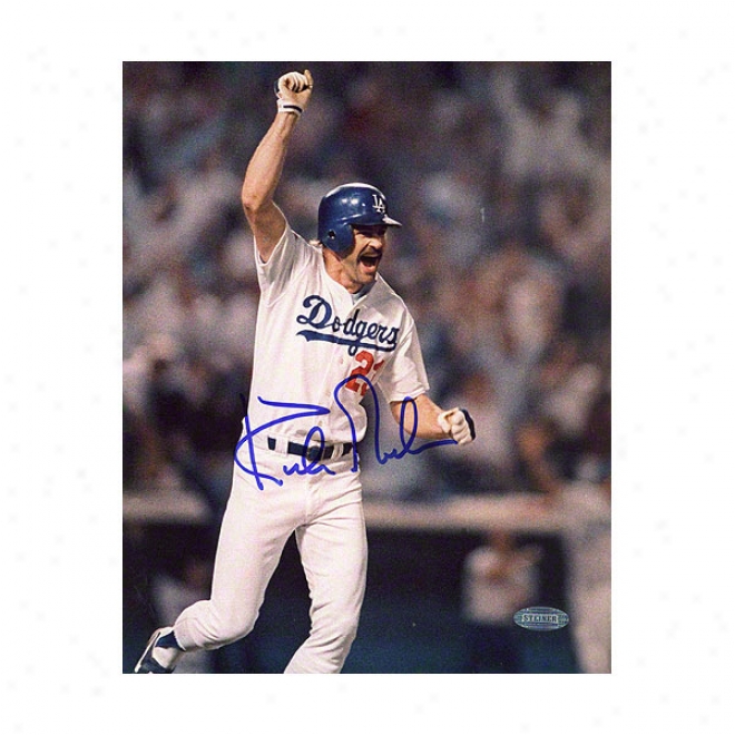 Kirk Gibson Los Angeles Dodgers 8x10 Autographed Photograph