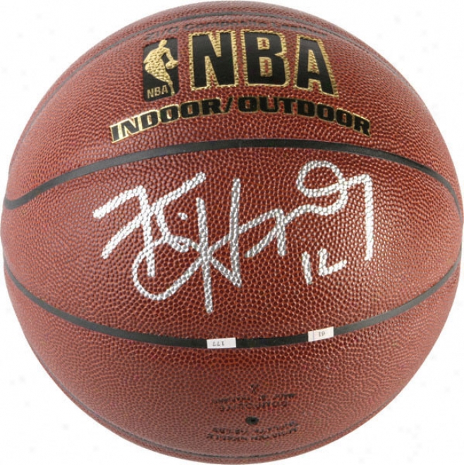 Kirk Hinrich Atlanta Hawks Autographed Indoor/outdoor Basketball