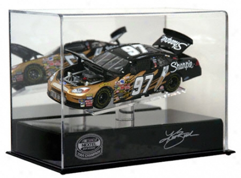 Kurt Busch 2004 Nascar Nextel Chalice Champion 1/24th Die Cast Display Case With Platform