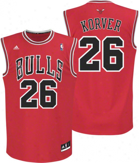 Kyle Korver Jersey: Adidas Red Revoluton 30 Replica #26 Chicago Bulls Jersey