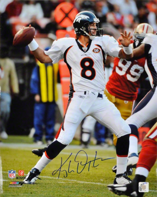 Kyle Orton Autographed 16x20 Photograph  Details: Denver Broncos