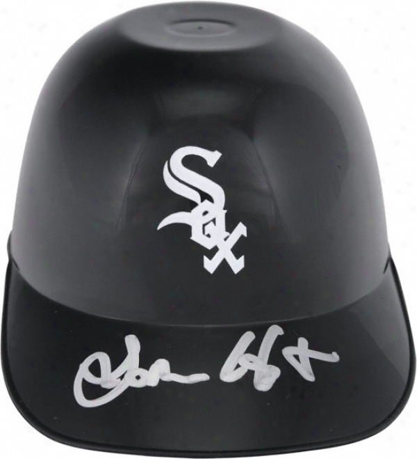 Lamarr Hoyt Autographed Helmet  Details: Chicago White Sox, Micro Mini Batting Helmet