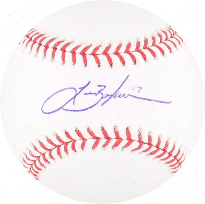 Lance Beriman Autographed Baseball