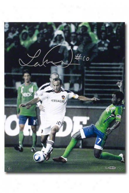 Landon Donovan Los Angeles Galaxy Autographed Colors Of The Game 16x20 Unframed Photograph