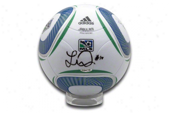 Landon Donovan Los Angeles Galaxy Autographed Official Mlw Match Soccer Ball