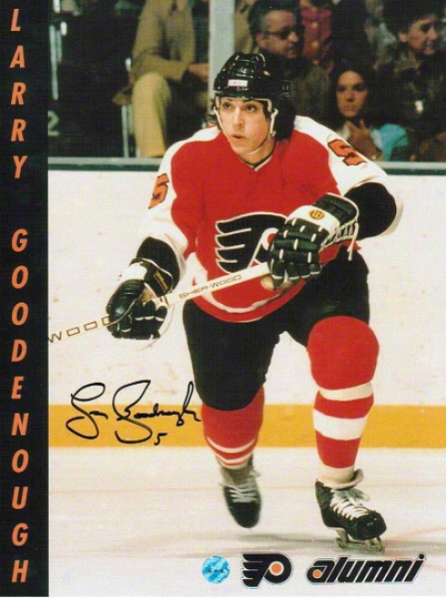 Larry Goodenough Autographed Philadelphia Flyers 8x10 Photos