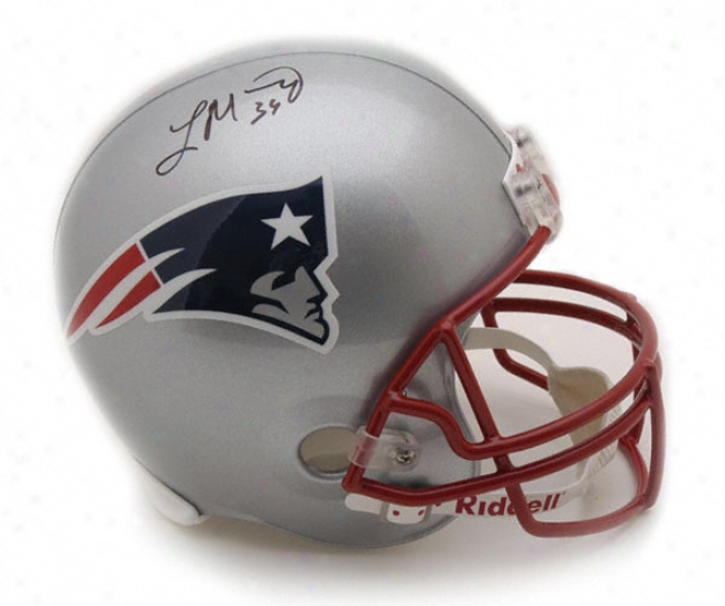 Laurence Maroney Autographed Helmet  Particulars: Unaccustomed England Patriots