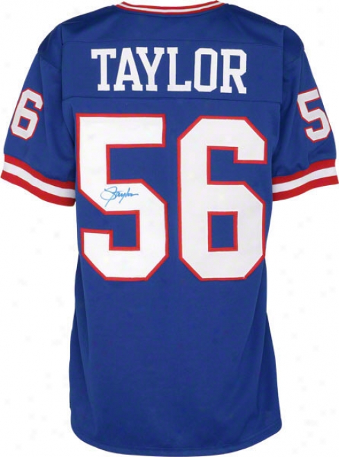 Lawrence Taylor New York Giants Autographed Livid Jersey