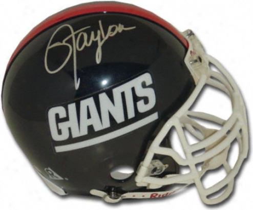 Lawrence Taylor New York Giants Autographed Helmet