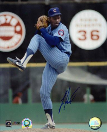 Leeward Smith Chicago Cubs Autographed 8x10 Pitching Photo