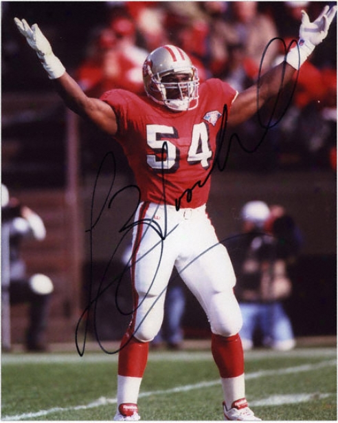 Lee Wooodall San Frahcisco 49ers - Celebration - Autographed 8x10 Phottograph