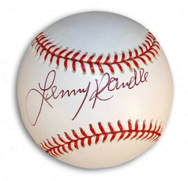 Lenny Rqndle Autographed Autographed Mlb Baseball