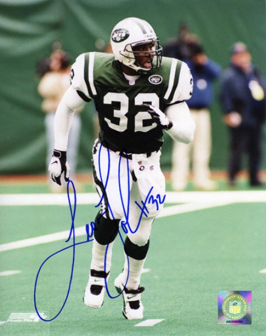 Leon Johnson New York Jets - Running - 8x10 Autographed Photograph