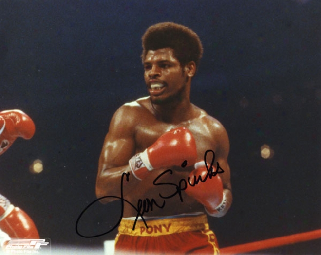 Leon Spinks 8x10 Autographed Photograph