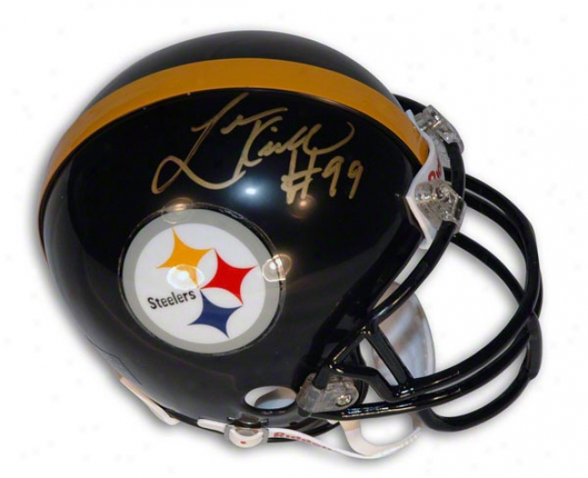 Ldvon Kirkland Autographed Pittsburgh Steelers Mini Helmet